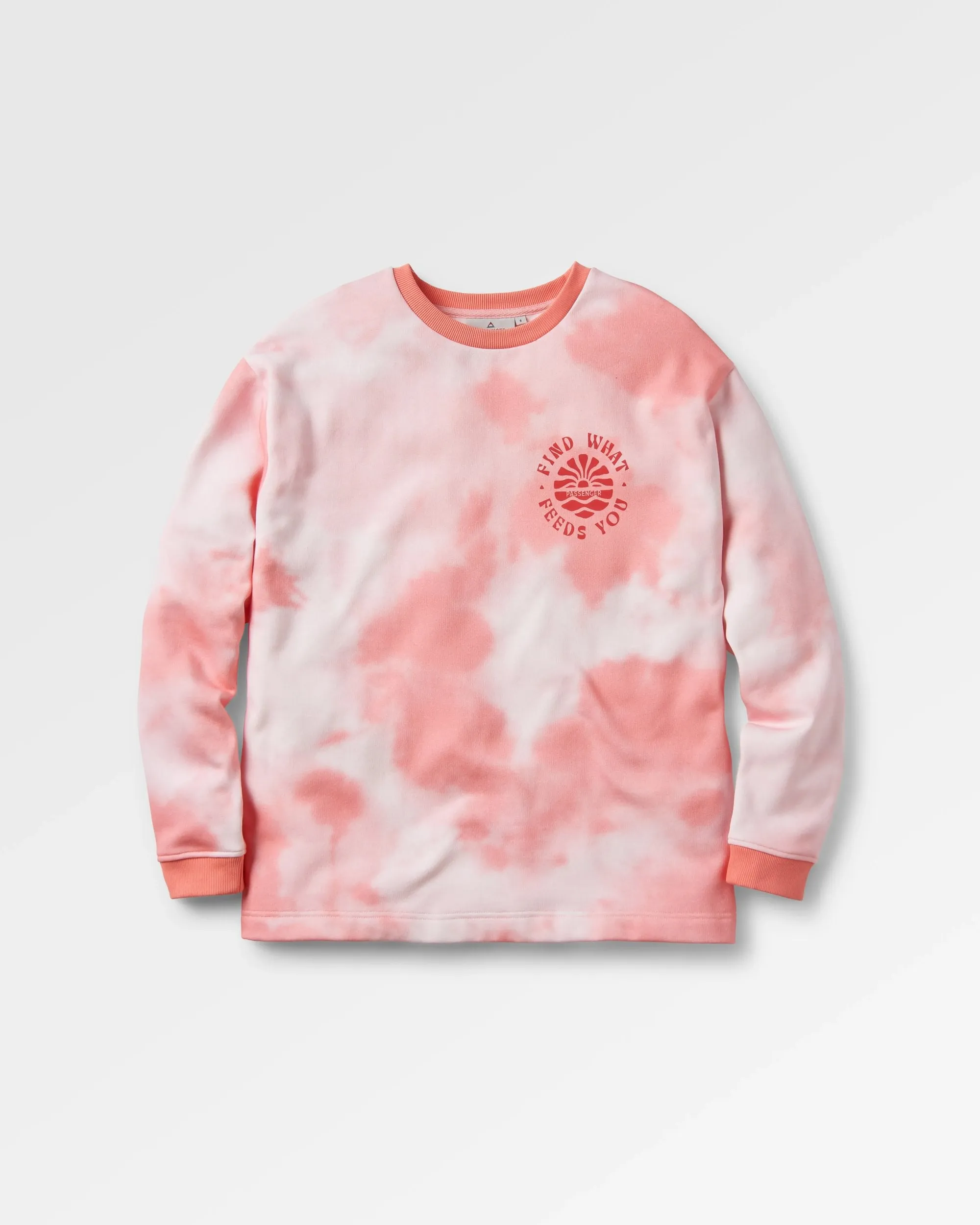 Rediscover Bio-Baulwoll Sweatshirt - Batike Muschelrosa